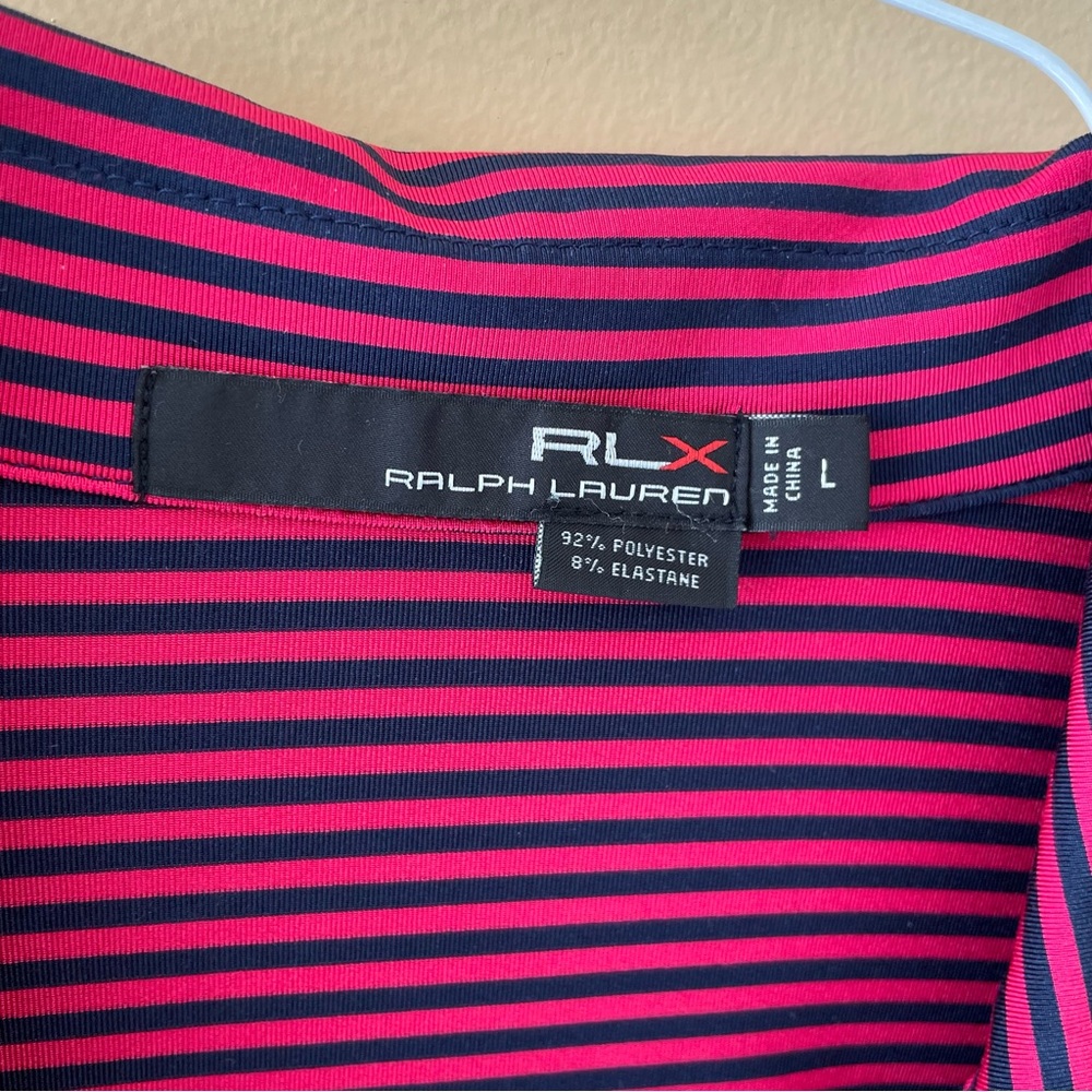 🔻LAST CHANCE🔻 RALPH LAUREN RLX Austin Country Club Striped Golf Polo - Picture 4 of 8